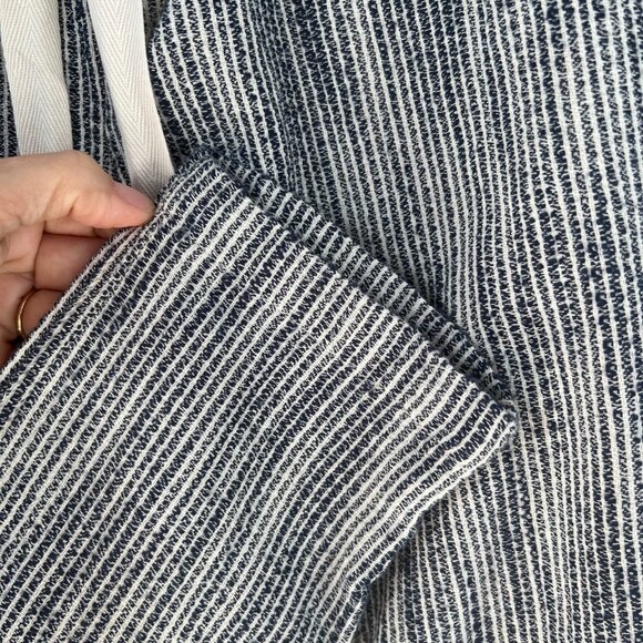 🆕 Free People | Light at Sunrise High Waisted Cropped Cotton Pants in Blue | - Picture 8 of 13